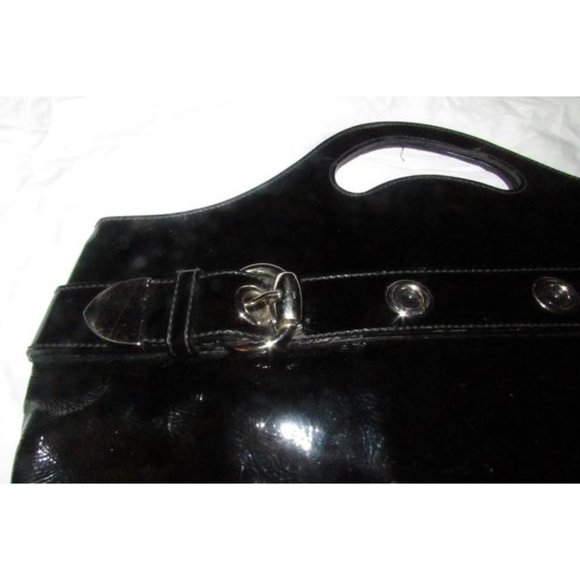gucci top handle punch top blackchrome patent leat - Picture 6 of 12